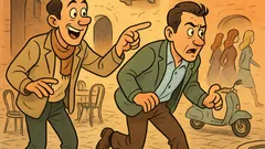 Barzelletta: Gu... gu... guarda quella rossa!