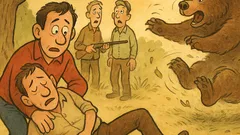 Barzelletta: Un tipo nella foresta, appare un orso