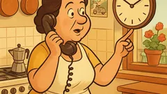 Barzelletta: Pronto, Loretta? Sono le 14:23!