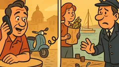 Barzelletta: Al telefono: «Pronto? Ci sei?»