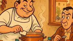 Barzelletta: un cuoco rinomina la zuppa ogni giorno