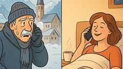 Barzelletta: Pronto? Maria, sto malissimo a Bolzano