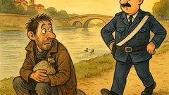 Barzelletta: Un barbone ruba una gallina...