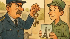 Barzelletta: «Maresciallo, posso prendere il furgone?»