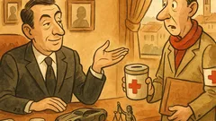 Barzelletta: Il direttore della Croce Rossa visita