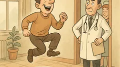 Barzelletta: In un manicomio, uno disegna un cerchio