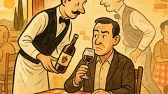 Barzelletta: Un cameriere offre vino al cliente