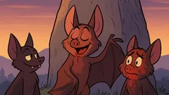 Barzelletta: Tre pipistrelli fanno una gara