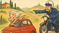 Barzelletta: un vecchietto sfreccia oltre i limiti